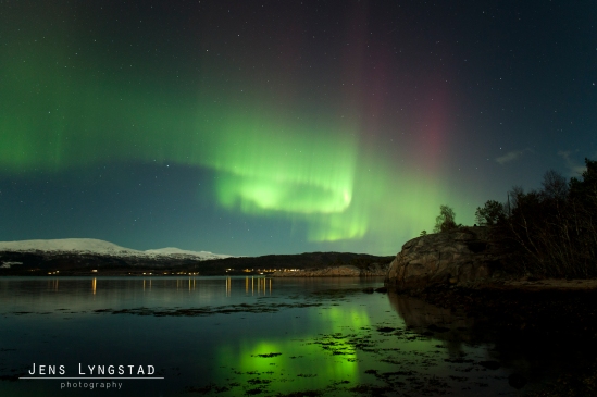 Aurora Borealis over Molde, Norway, 30.01.2015